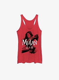 Disney Mulan Live Action Warrior Stance Womens Tank Top