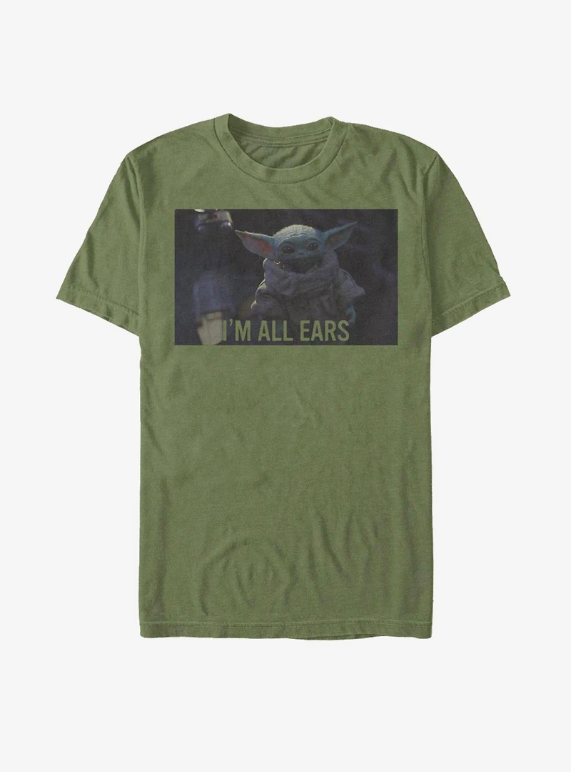 Star Wars The Mandalorian Child All Ears Knock Out T-Shirt