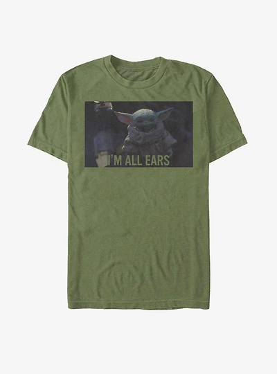 Star Wars The Mandalorian Child All Ears Knock Out T-Shirt
