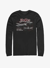 Star Wars The Mandalorian Outland Grid Long-Sleeve T-Shirt