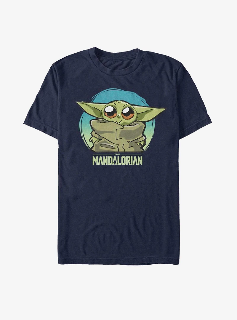 Star Wars The Mandalorian Child Cute Heart T-Shirt