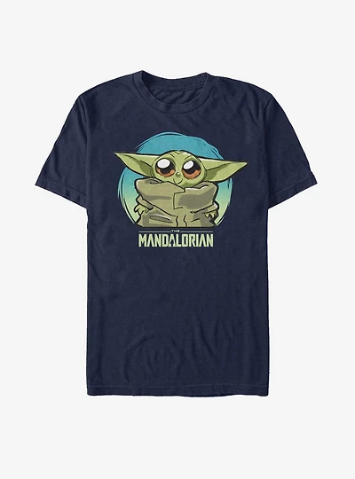 Star Wars The Mandalorian Child Cute Heart T-Shirt