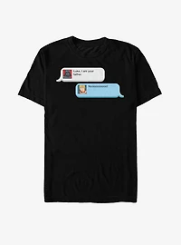 Star Wars Darth Vader Luke Iconic Text T-Shirt