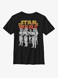 Star Wars Marching Orders Back Youth T-Shirt