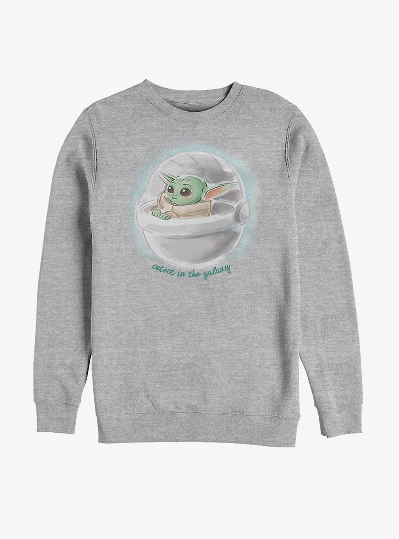 Star Wars The Mandalorian Child Watercolor Sweatshirt