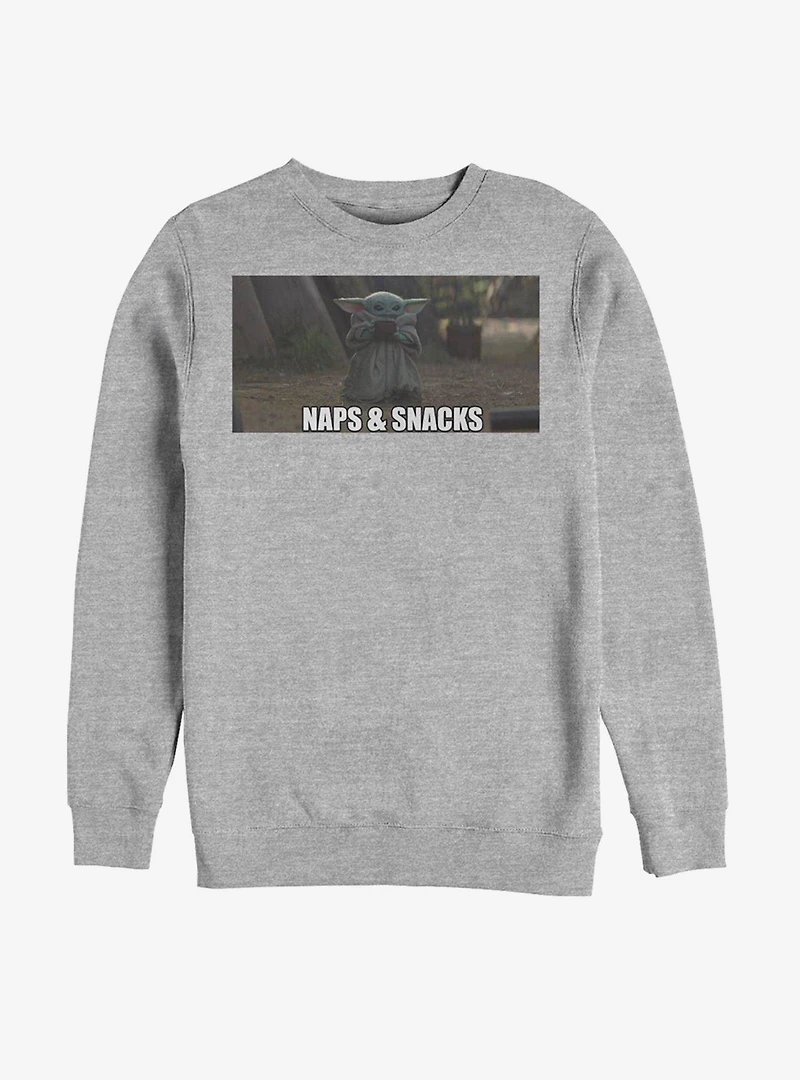 Star Wars The Mandalorian Child Naps And Snacks Sweatshirt