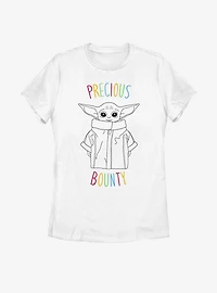 Star Wars The Mandalorian Child Precious Bounty Womens T-Shirt