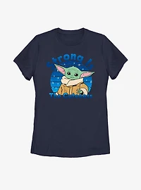 Star Wars The Mandalorian Child Strong Is Cuteness Womens T-Shirt