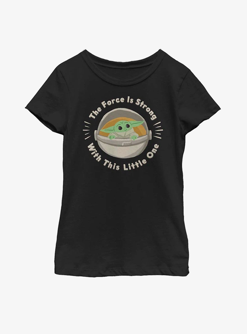 Star Wars The Mandalorian Child Little One Youth Girls T-Shirt