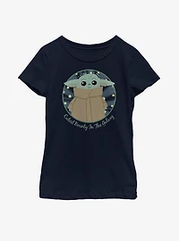 Star Wars The Mandalorian Child Cutest Galaxy Youth Girls T-Shirt