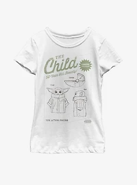 Star Wars The Mandalorian Child Toy Action Figure Youth Girls T-Shirt