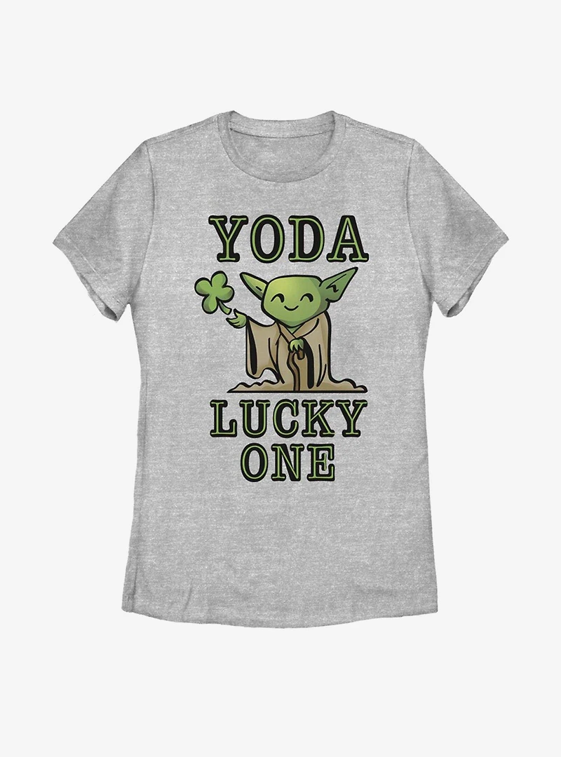 Star Wars Yoda So Lucky Womens T-Shirt