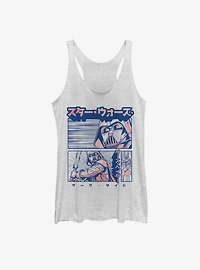 Star Wars Manga Vader Womens Tank Top