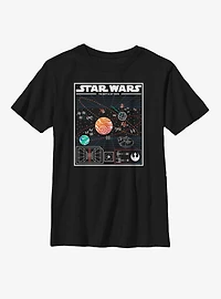Star Wars The Battle Of Yavin Youth T-Shirt