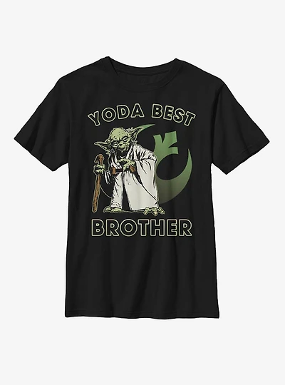 Star Wars Yoda Best Brother Youth T-Shirt