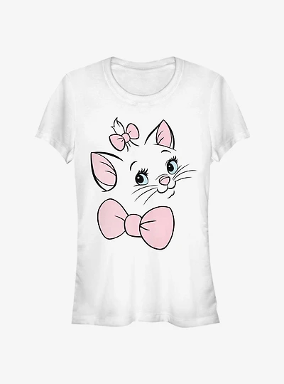 Disney Aristocats Marie Face Outline Classic Girls T-Shirt