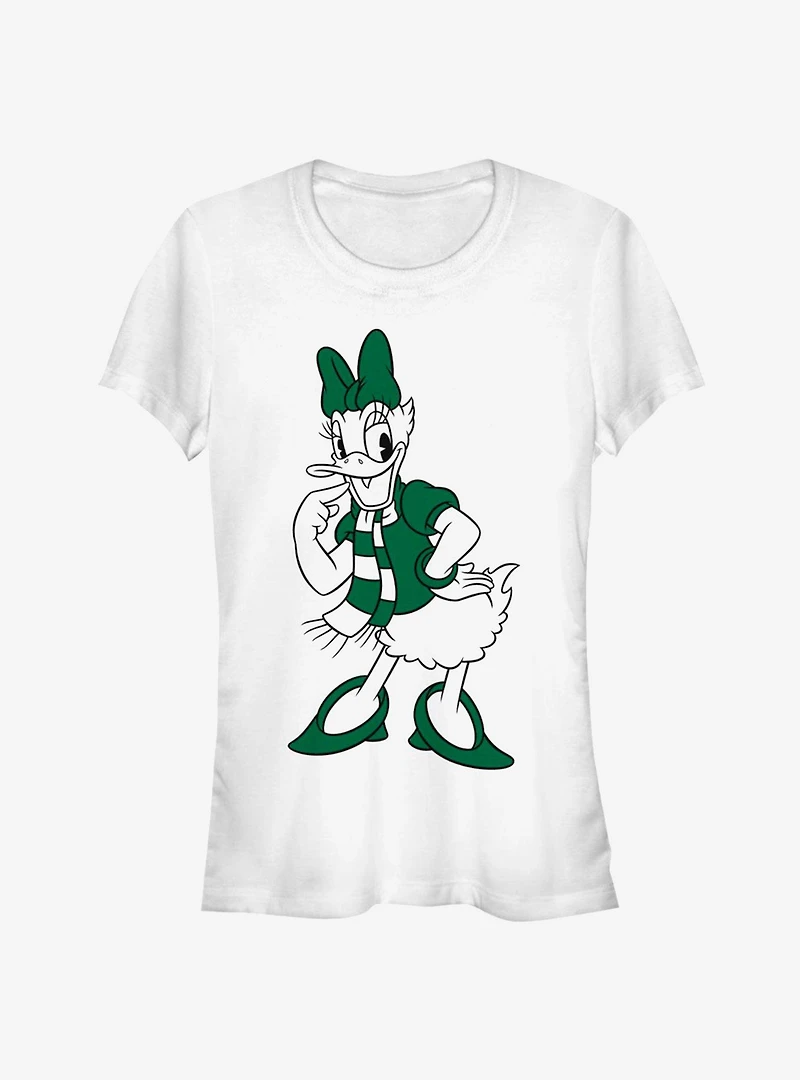 Disney Daisy Duck Green Holiday Outfit Classic Girls T-Shirt
