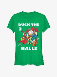 Disney Donald Duck The Halls Classic Girls T-Shirt