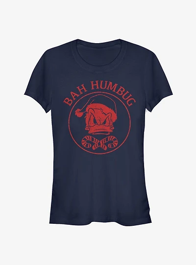 Disney Donald Duck Bah Humbug Classic Girls T-Shirt