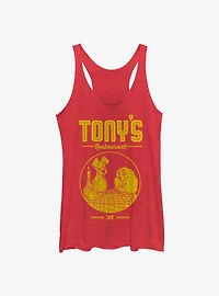 Disney Lady And The Tramp Tony's Restaurant Classic Girls Tank