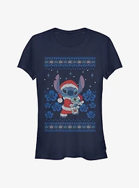 Disney Lilo & Stitch Christmas Stitch Girls T-Shirt