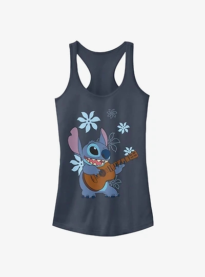 Disney Lilo & Stitch Floral Stitch Girls Tank