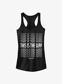Star Wars The Mandalorian This Is Way Stacked Girls Tank