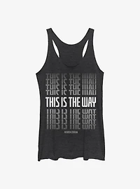 Star Wars The Mandalorian This Is The Way Stacked Girls Tank