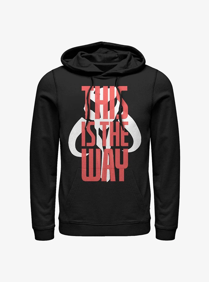 Star Wars The Mandalorian This Is Way Text Hoodie
