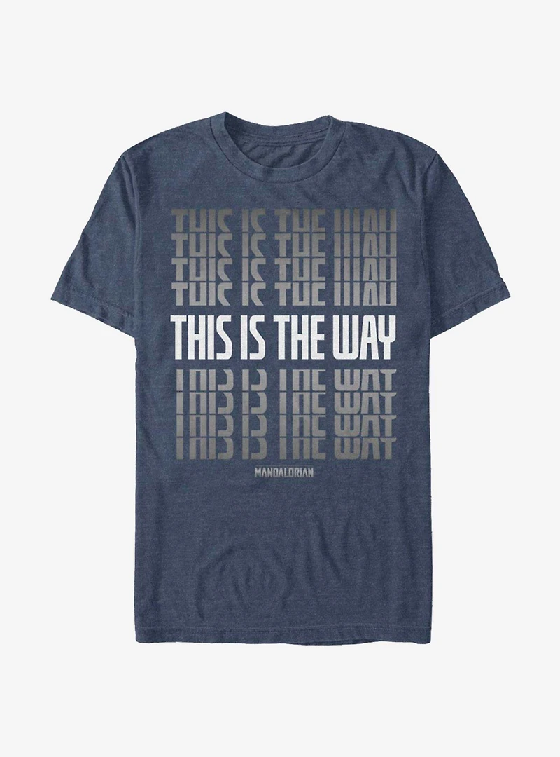 Star Wars The Mandalorian This Is Way Stacked T-Shirt