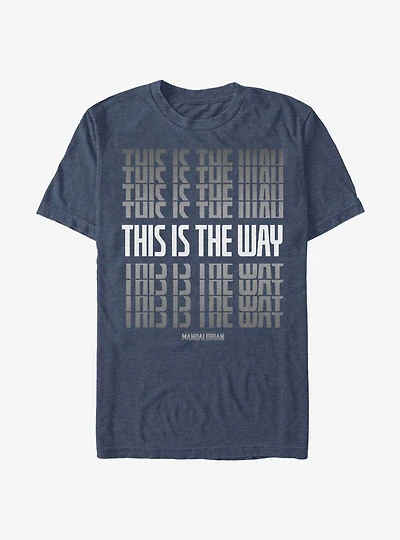 Star Wars The Mandalorian This Is Way Stacked T-Shirt