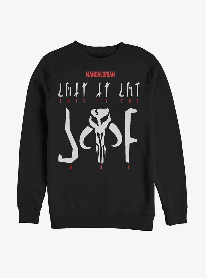 Star Wars The Mandalorian This Is Way Logo Sweatshirt