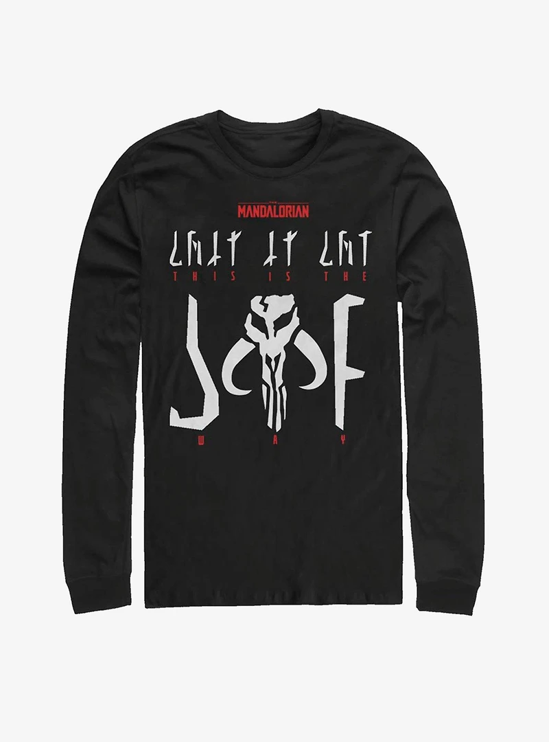 Star Wars The Mandalorian This Is Way Logo Long-Sleeve T-Shirt