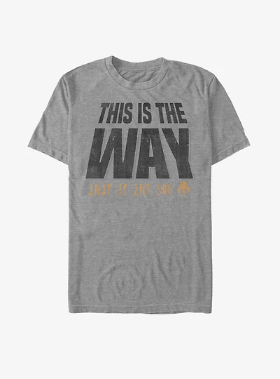 Star Wars The Mandalorian This Is Way Text Climb T-Shirt