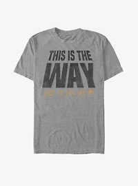 Star Wars The Mandalorian This Is Way Text Climb T-Shirt