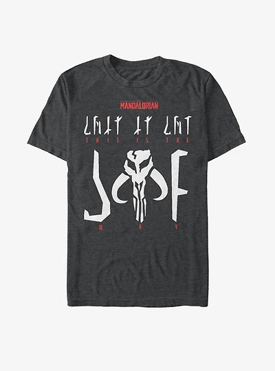 Star Wars The Mandalorian This Is Way Logo T-Shirt