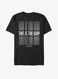 Star Wars The Mandalorian This Is Way Stack T-Shirt