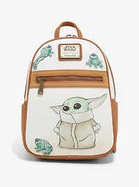 Loungefly Star Wars The Mandalorian The Child with Frogs Mini Backpack - BoxLunch Exclusive