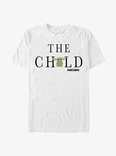 Star Wars The Mandalorian Child Text T-Shirt