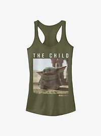 Star Wars The Mandalorian The Child Text Photoreal Girls Tank