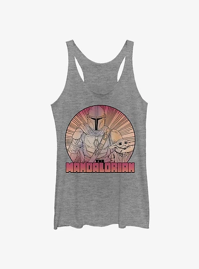 Star Wars The Mandalorian The Child Inside The Lines Girls Tank