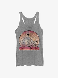 Star Wars The Mandalorian The Child Inside The Lines Girls Tank