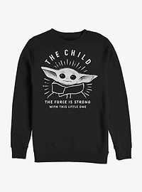 Star Wars The Mandalorian The Child The Force Is Strong Crew Sweatshirt