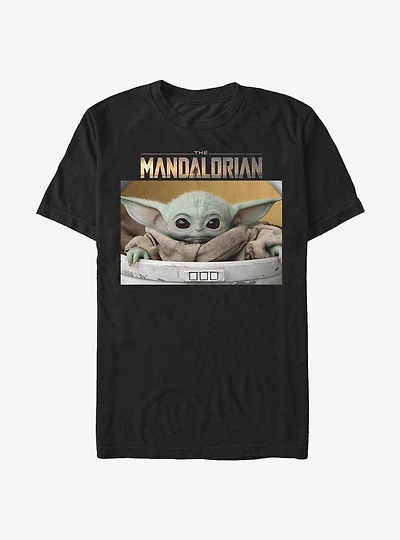 Star Wars The Mandalorian Child Box Photo T-Shirt