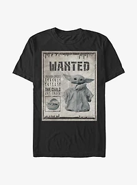 Star Wars The Mandalorian Wanted Child Poster T-Shirt