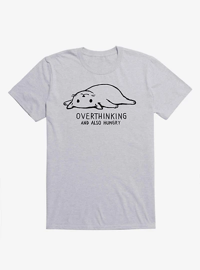 Overthinking And Also Hungry Cat T-Shirt