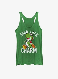 Nintendo Mario Yoshi Good Luck Charm Womens Tank Top