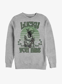 Star Wars Lucky Is Yoda Sweatshirt
