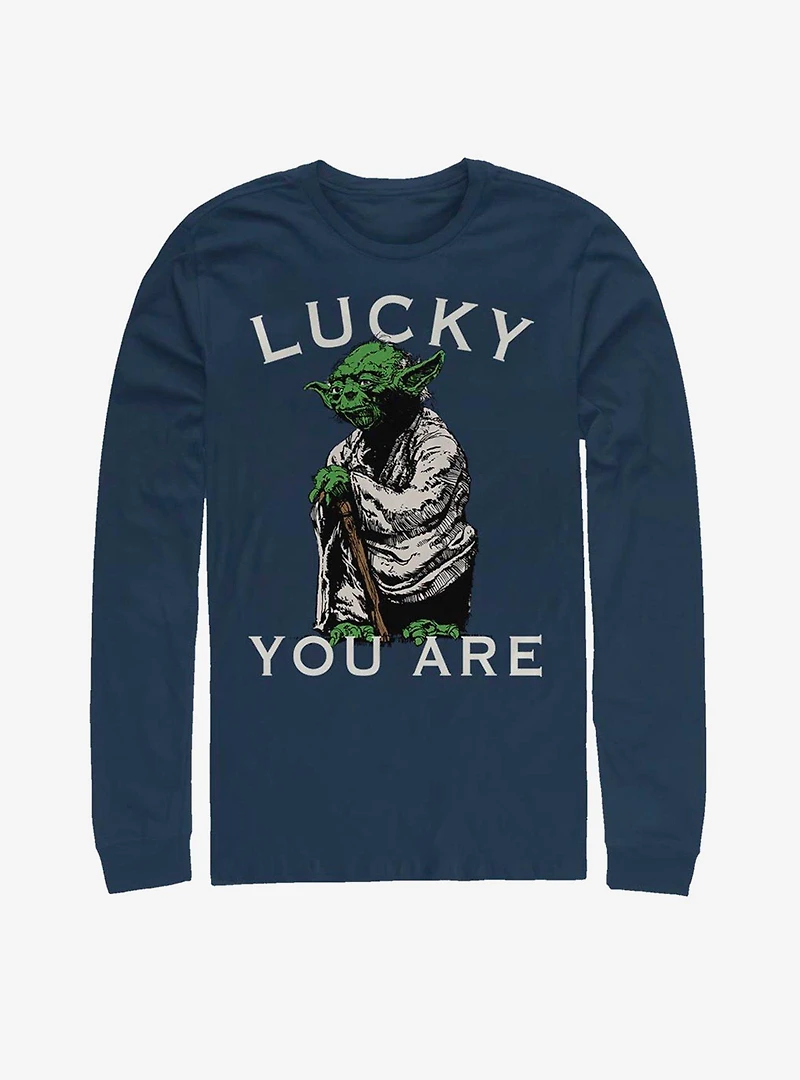 Star Wars Lucky Yoda Long-Sleeve T-Shirt