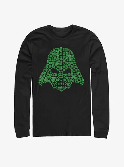 Star Wars Sith Vader Helmet Clovers Long-Sleeve T-Shirt